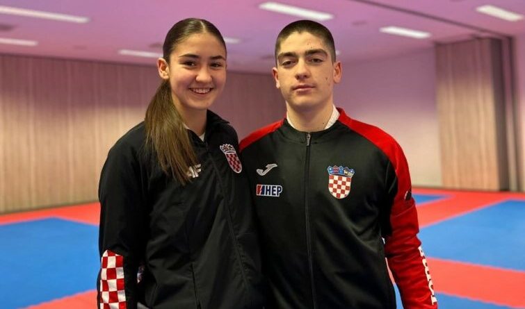 Karate klub Brotnjo Hercegovina: David Paponja i Patricija Prga na završnim pripremama za Europsko prvenstvo