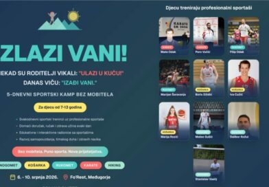 Najavljujemo:Sportsko-edukativni kamp za djecu “Izlazi vani”